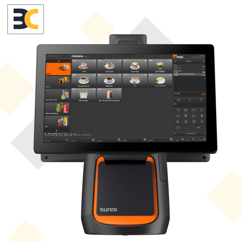 TERMINAL D'ENCAISSEMENT CAISSE MOBILE POS T2S SUNMI TICKET 80 MM CAISSE TACTILE avec ETPOS 5.30 certifiée NF525 CAISSE DE COMMERCE CAISSE DE MARCHÉ TERMINAL DE PAIEMENT CAISSE TACTILE SUNMI XIAOMI CAISSE PROFESSIONNELLE